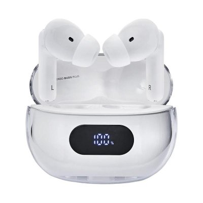 Intenso | Buds Plus Auriculares TWS ANC+ENC| Negro