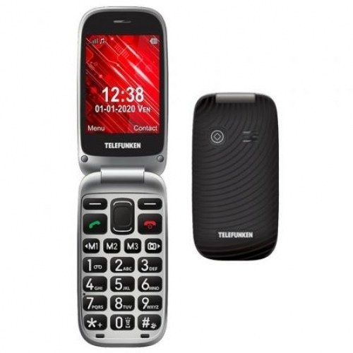 Telefunken S560 Teléfono Móvil para Personas Mayores Negro Libre