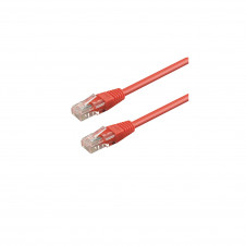 WP WPC-PAT-6U020R cable de red Rojo 2 m Cat6 U/UTP (UTP)