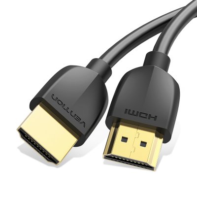 Cable HDMI 2.0 4K Portatil AAIBD/ HDMI Macho - HDMI Macho/ 50cm/ Negro