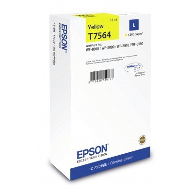Epson T7564 Amarillo Cartucho de Tinta Original - C13T756440