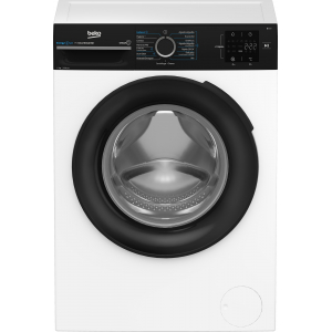 Lavadora Beko BM3WFU3721W, 7kg, 1200rpm, EnergySpin, blanco y negro