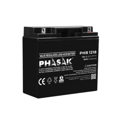 Bateria phasak phb 1218 compatible para sais 18ah 12v acido - plomo