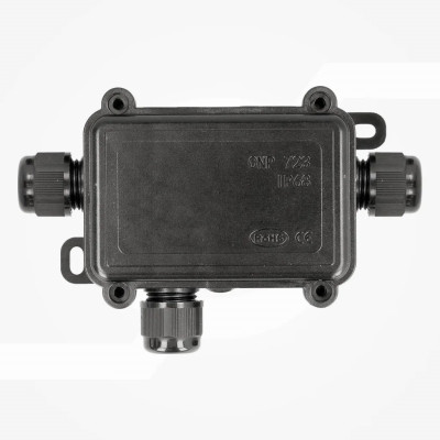 Caja para empalmes y derivaciones eléctricas IP68 3 vías