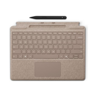 Teclado microsoft surface pro + pen para surface pro 9 - 8 - 11 marron