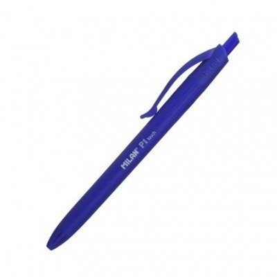 Bolígrafo de Tinta de Aceite Retráctil Milan P1 Touch MLN176510925/ Azul
