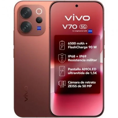 Smartphone Vivo V70 8GB/ 512GB/ 6.59/ 5G/ Marrón
