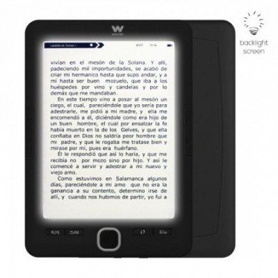 Libro electrónico Ebook Woxter Scriba 195 Paperlight Black/ 6/ tinta electrónica/ Negro