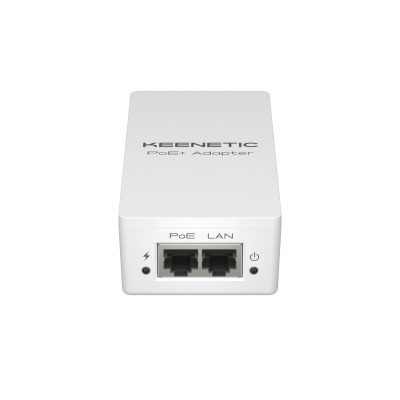 Adaptador PoE+ Gigabit con fuente de alimentación de 30 W