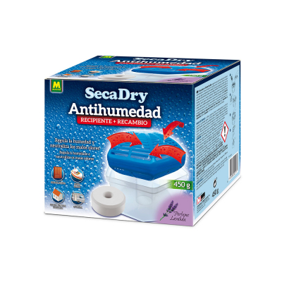 Secadry antihumedad recipiente + tableta 450 g