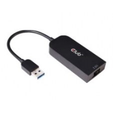 Adaptador Club 3d Usb-a/m A Rj45/h Negro