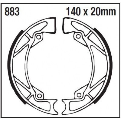 Zapatas de freno estándar EBC 883