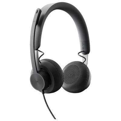 Auriculares Logitech Zone Wired Graphite Emea