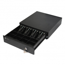 CAJÓN HOSTECH HT-300 NEGRO 4 BILLETES 8 MONEDAS RJ11 12V LLAVE
