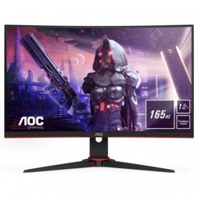 Monitor Gaming Curvo AOC C24G2AE 23.6/ Full HD/ 1ms/ 165Hz/ VA/ Multimedia/ Negro