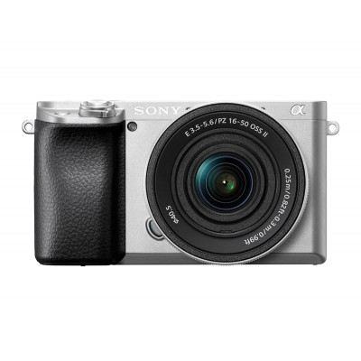 SONY ALPHA 6100 PLATA / CUERPO DE CÁMARA + OBJETIVO ZOOM MOTORIZADO DE 16-50 MM