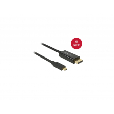 DeLOCK 85256 adaptador de cable de v?deo 2 m USB Tipo C DisplayPort Negro