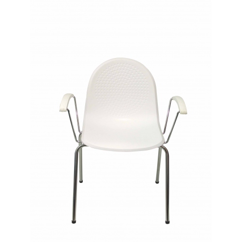 Pack 4 sillas Ves plástico blanco