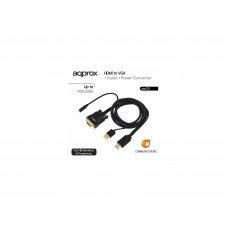ADAPTADOR HDMI A VGA SONIDO Y VIDEO APPROX APPC22