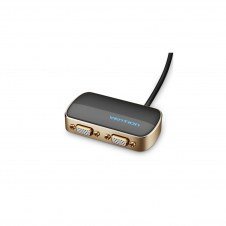 Vention Divisor VGA con Alimentación Externa DBABF/ VGA Macho/ 2x VGA Hembra