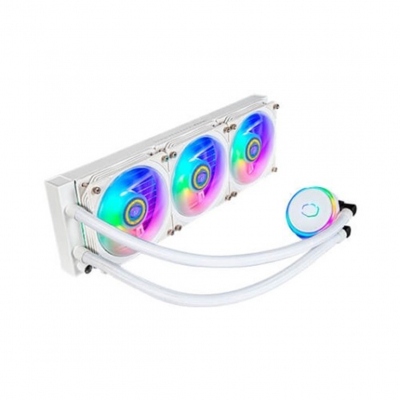 Refrigeracion liquida coolermaster mlpl360 flux we argb - multisocket - controladora argb