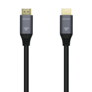 AISENS - CABLE HDMI V2.1 ULTRA ALTA VELOCIDAD / HEC 8K@60HZ 48GBPS, A/