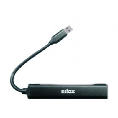 Hub nilox 1 x usb 3.0 - 3 x usb 2.0 salida usb tipo a
