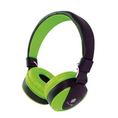 Talius HPH-5005 Auriculares con Microfono - Jack 3.5mm - Diametro de Altavoz 40mm - Cable de 1.2m - Color Verde