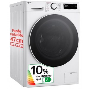 Lavadora LG F2WR5S09A0W 9K 1200R blanco STEAM