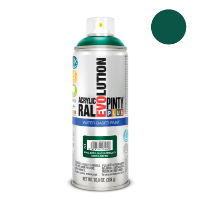 Pintura en spray pintyplus evolution water-based 520 cc ral 6005 verde musgo