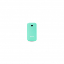 Telefono movil panasonic 2.4p boton sos agenda 300 contactos teclas retroiluminada bluetooth turquesa KX-TU400EXC