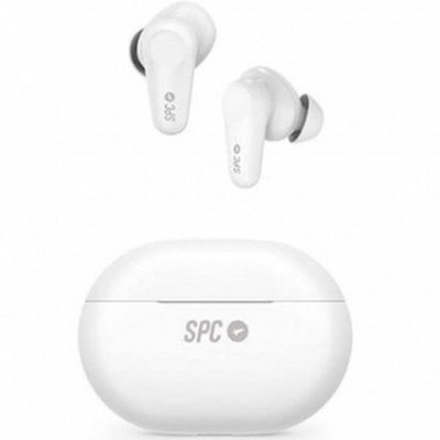 Auriculares micro spc ether pro blanco bluetooth 5.0 - estuche de carga - hasta 10 m - ipx4