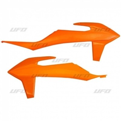 Plásticos laterales de radiador UFO naranja neon KTM SX/SX-F KT04092#FFLU