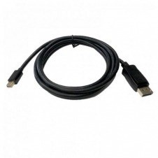Cable Mini Displayport 3GO CMDPDP-2M/ Mini Displayport Macho - Displayport Macho/ 2m/ Negro