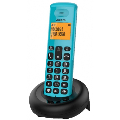 E160 Teléfono DECT Identificador de llamadas Negro, Verde