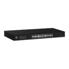 Switch Levelone 24p 10/100/1000 Rack 19