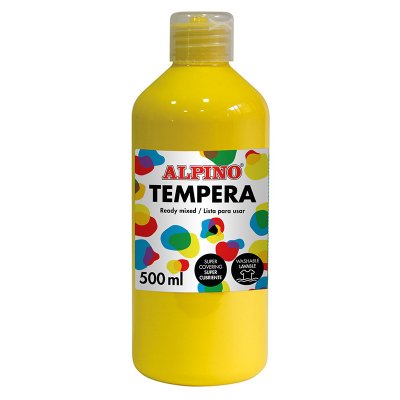 DM010171 tempera 500 ml Botella Amarillo