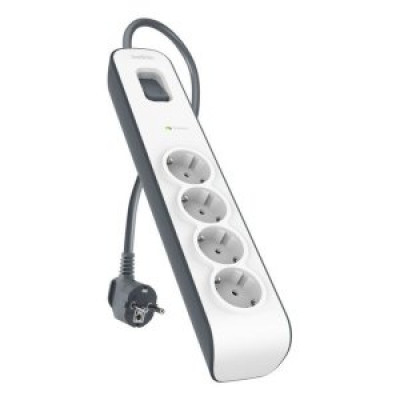 Regleta alimentacion belkin bsv400vf2m - v2 4 tomas proteccion sobretension cable 2m