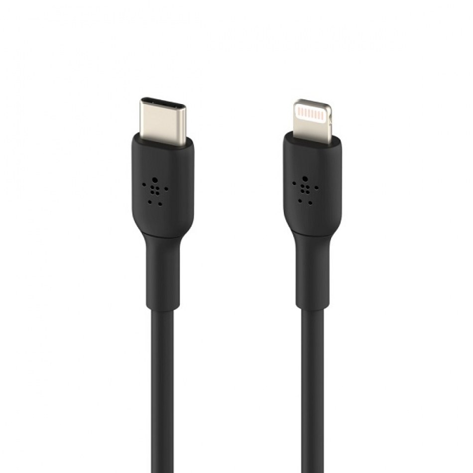 CABLE BELKIN CAA003BT1MBK USB-C A LIGHTNING BOOST CHARGE 1m COLOR NEGRO