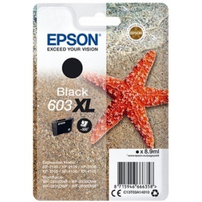 EPSON 603XL NEGRO CARTUCHO DE TINTA ORIGINAL C13T03A14010