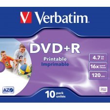DVD+R VERBATIM 10 UNIDADES 4.7GB 16x 43508