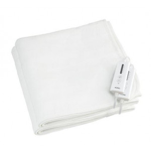 Calientacamas eléctrico Solac Artic+ CT8713, doble, 160 × 140 cm, 2 zonas, 5 niveles, apagado 8 h, lavable a 30 °C