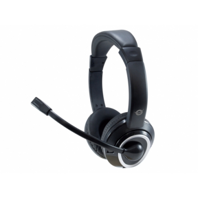 POLONA02BA auricular y casco Auriculares Alámbrico Diadema Juego Negro