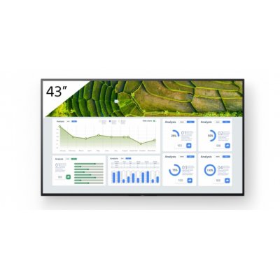 FW-43BZ30L pantalla de señalización Pantalla plana para señalización digital 109,2 cm (43) LCD Wifi 440 cd / m² 4K Ultra HD Negro Android 24/7