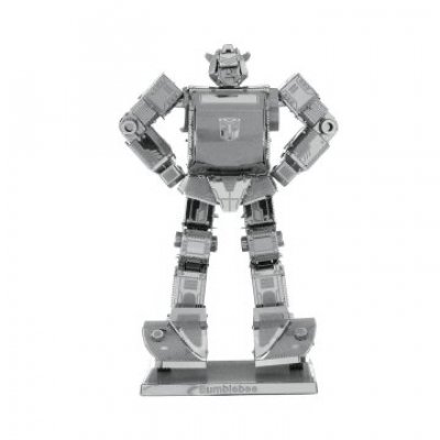 MAQUETA 3D METAL FASCINATIONS BUMBLEBEE TRANSFORMERS MONTAJE SIN PEGAMENTO NI SOLDADURA MAQUETAS 3D