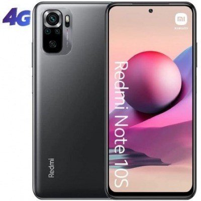 Smartphone Xiaomi Redmi Note 10S 6GB/ 128GB/ 6.43/ Gris Onyx