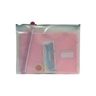 BOLSA MULTIUSO C/CREM. B4-410X315MM VERDE 34124