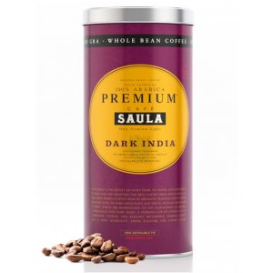 Café en grano Saula 30121643, DARK INDIA, 500 gramos