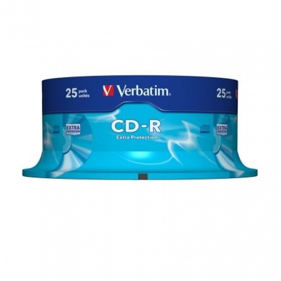 CD-R Verbatim Datalife 52X/ TarrinA25uds