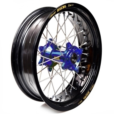 Rueda completa Haan Wheels aro negro 17-5,00 buje azul 1 46009/3/5 1 46009/3/5